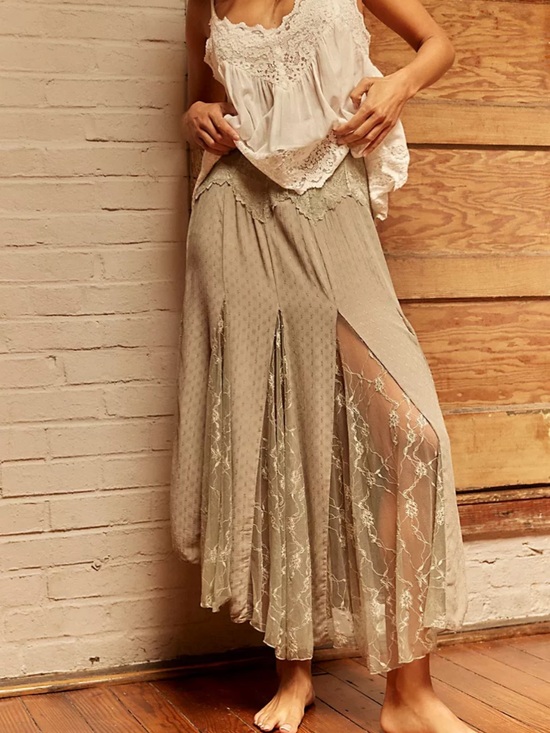 Free People Dresses & Skirts - Free People Nice To Meet You Maxi Slip Skirt